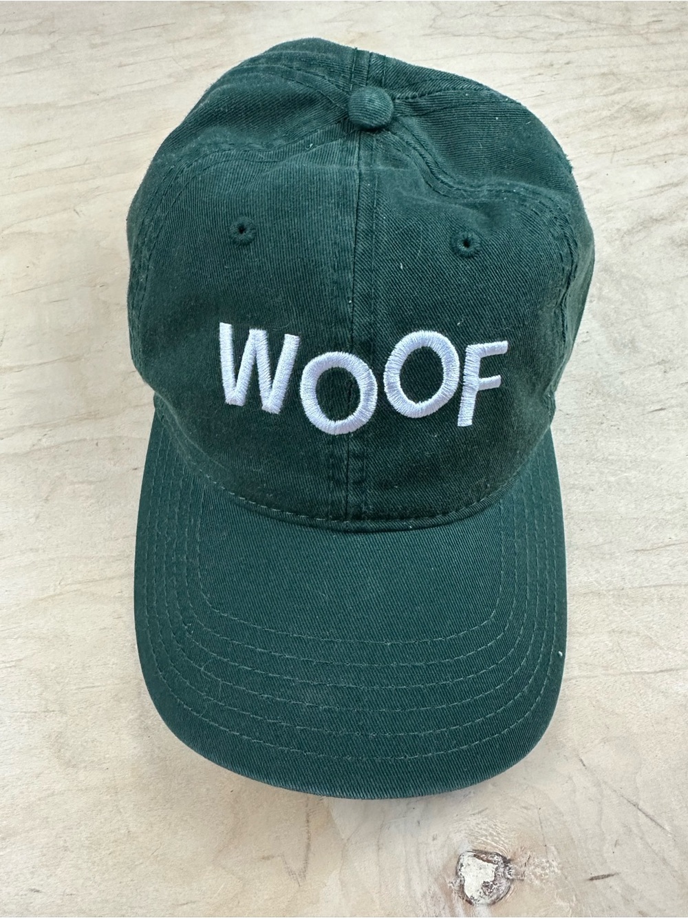 VCA-WOOF Embroidered Baseball Cap - Dark Green
